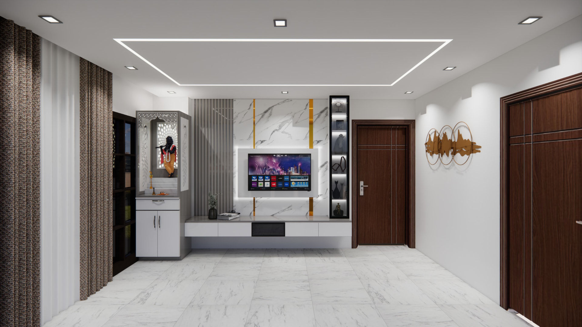Foyer & TV Unit